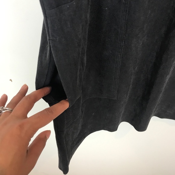 Aritzia | Wilfred | Grey Suede Dress Front Pockets - Picture 5 of 8